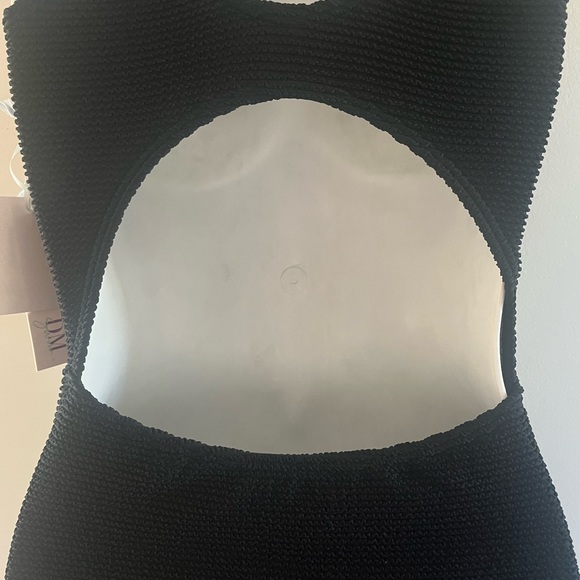 Black One Piece Bathing Suit - Picture 7 of 8